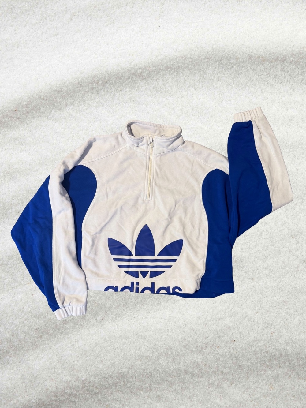 Adidas Cropped Hoodie Medium